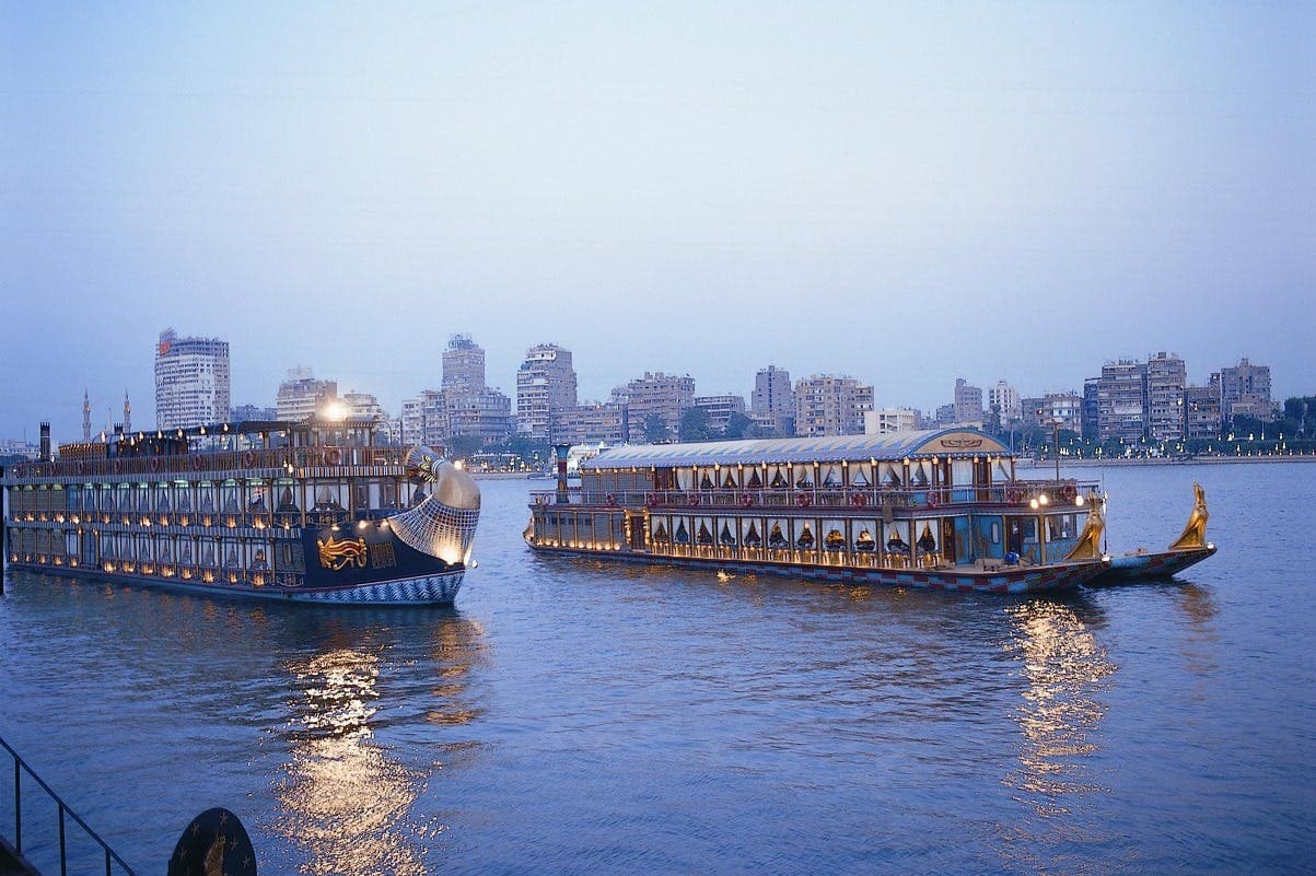 Cairo: Nile Pharaohs Dinner Cruise + Optional Transfer