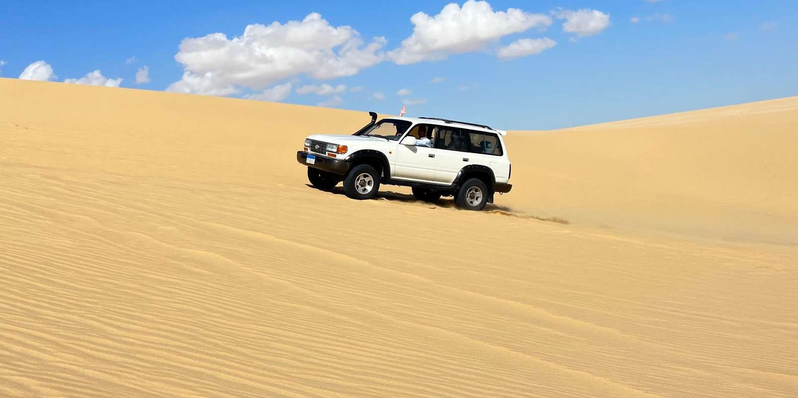From Cairo: Desert Safari, Camel Ride, Magic Lake, & Lunch