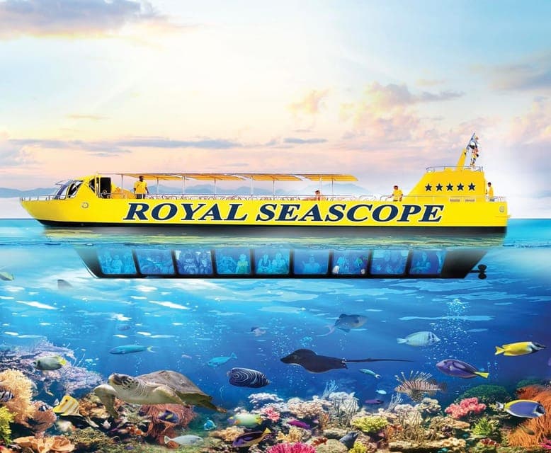 From El Gouna: Royal Seascope Submarine with Snorkel Stop