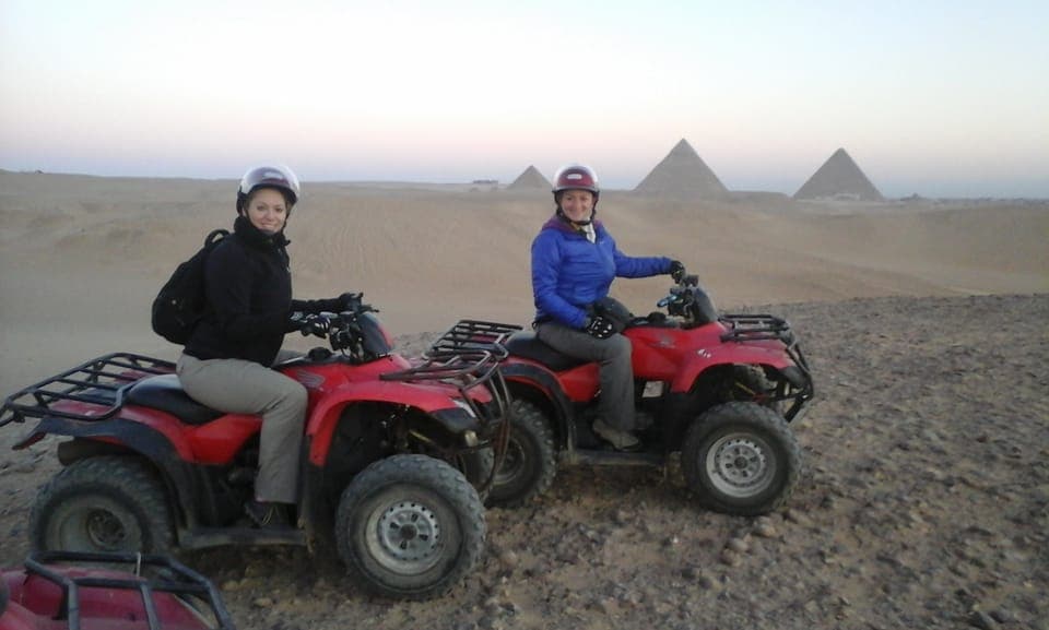 Giza Pyramids: Quad Bike Desert Safari & Camel Ride Optional