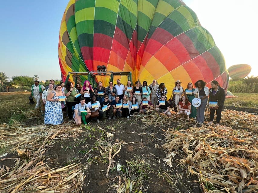 Luxor: West Bank Hot Air Balloon Ride with Hotel Pickup
