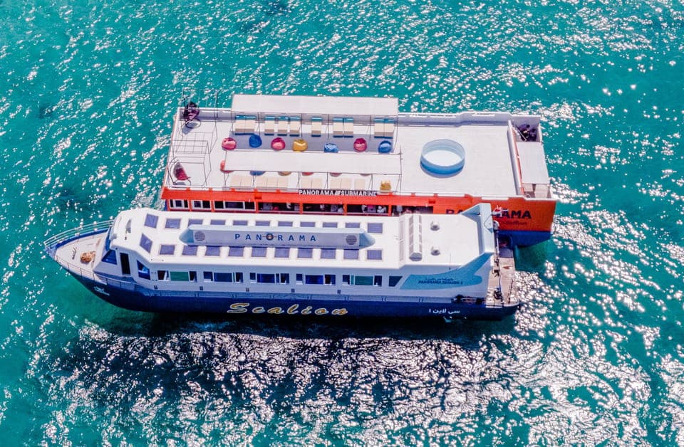 Hurghada: Panoramic Semi-Submarine Cruise with Snorkeling