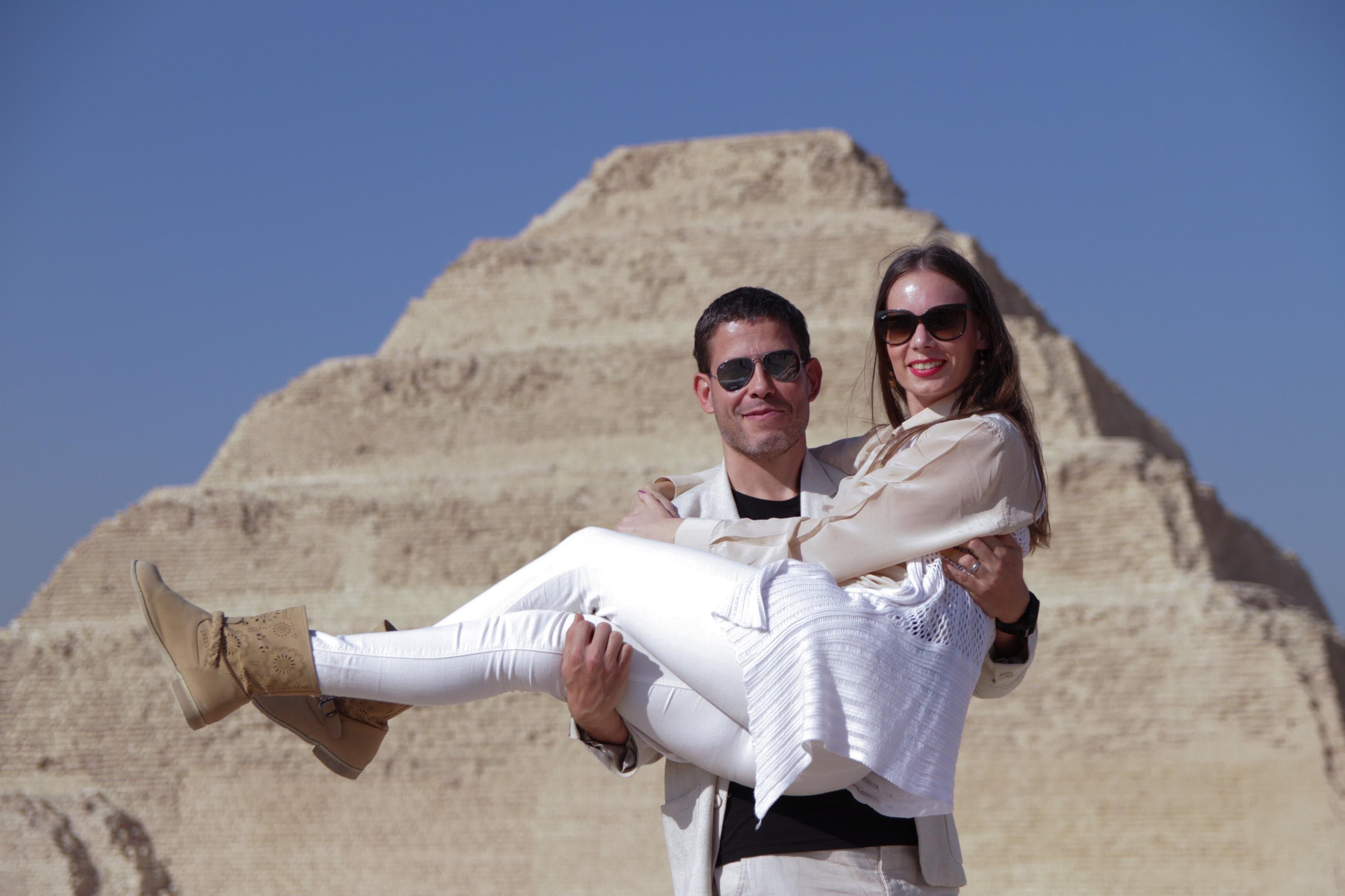 Cairo Layover Tours Visit Giza Pyramids Memphis Sakkara Dahshur Pyramids & Bazaar