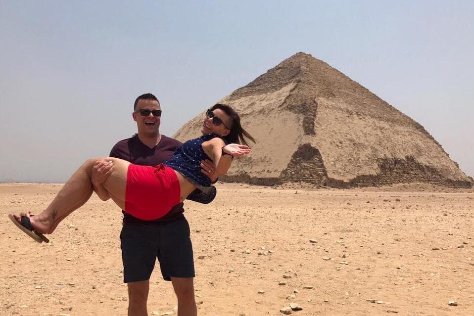 Private full day tour to Giza Pyramids, Sphinx, Sakkara and Dahshour with guided