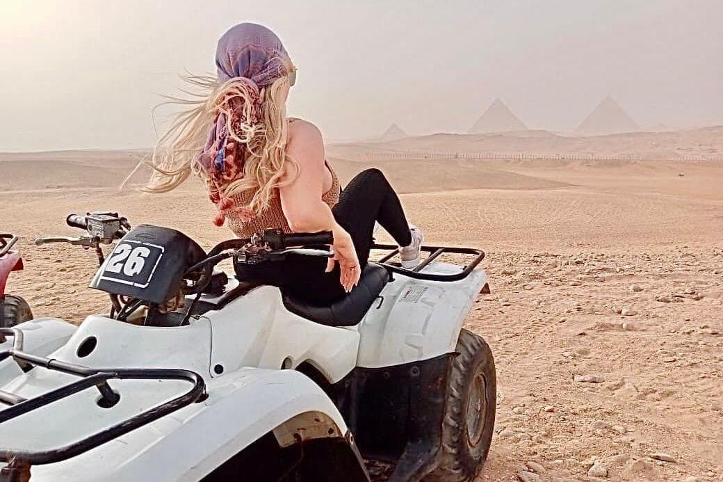 Giza pyramids,Sphinx,ATV bike,Camel ride, Dinner cruise& shopping