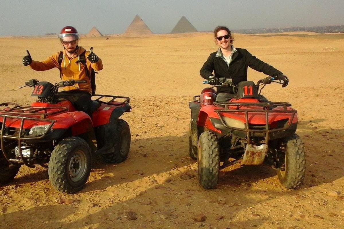 Private Sunset ATV Ride with Pyramids View