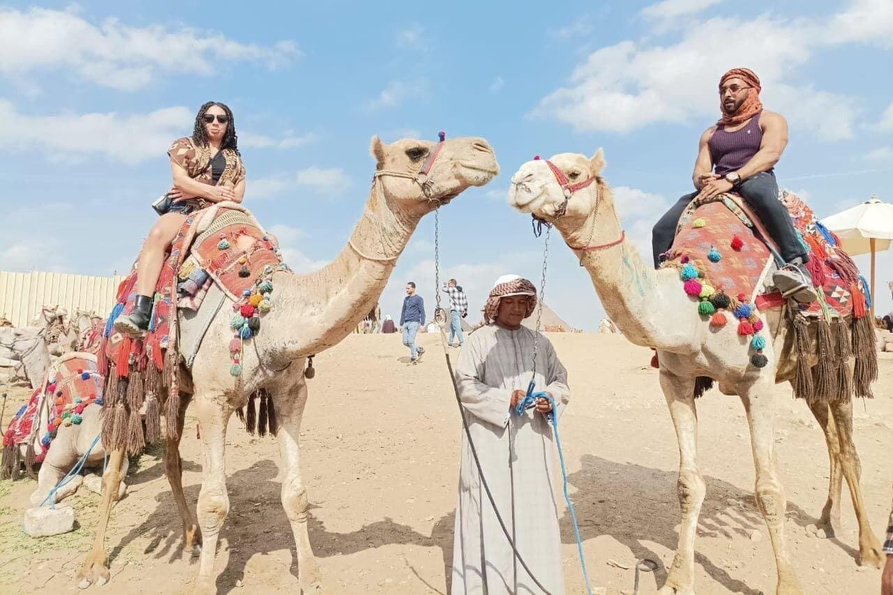 Sunset or Sunrise or anytime Camel Ride around Giza Pyramids