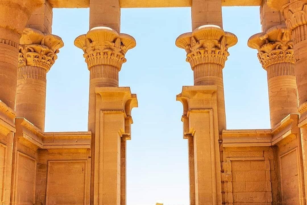 From Aswan: Philae Temple & Motorboat Tour to Nubian Village