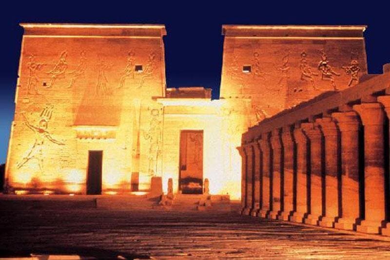 Illuminated Sound & Light Show at Philae Temple