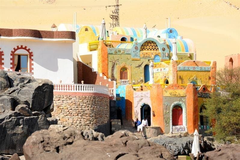 Ausflug nach Nubian Village mit dem Motorboot