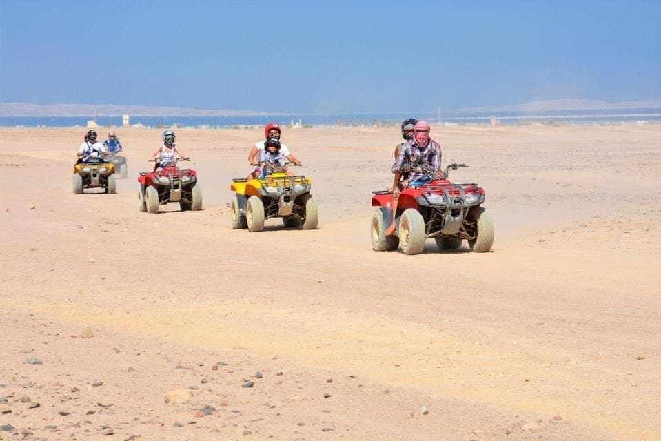 Makadi Bay 2Hour Quad Bike Sea and Desert Tour