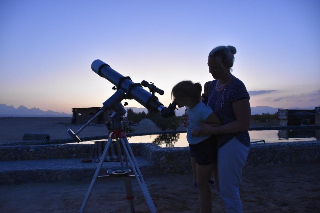 Star Watching in the desert