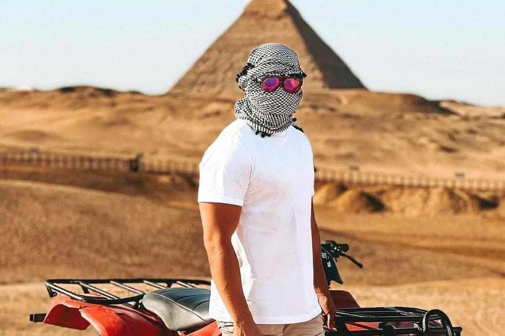 Quad Bike around The Pyramids of Giza (Desert Safari)