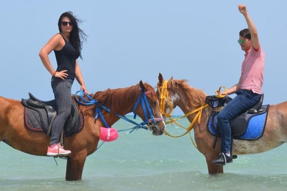 2-Hour Horse Riding, Parasailing & Semi-Submarine – Hurghada