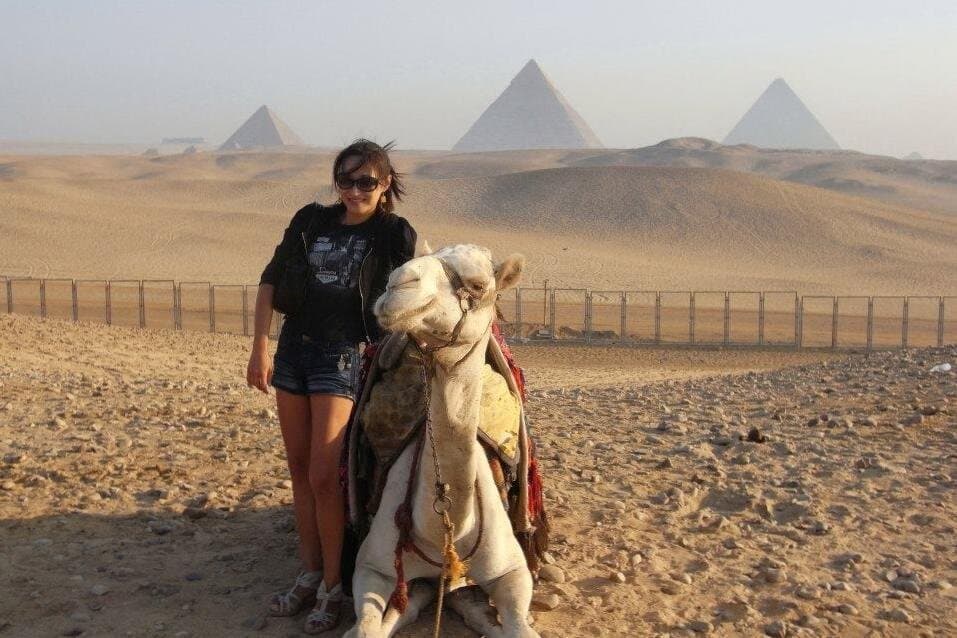 Camel Ride Sunsite around the Giza Pyramids Desert