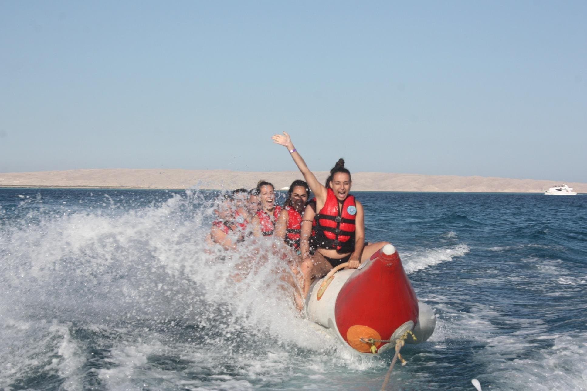 Banana Boat & Quadra Water Sports with Transfer – Hurghada