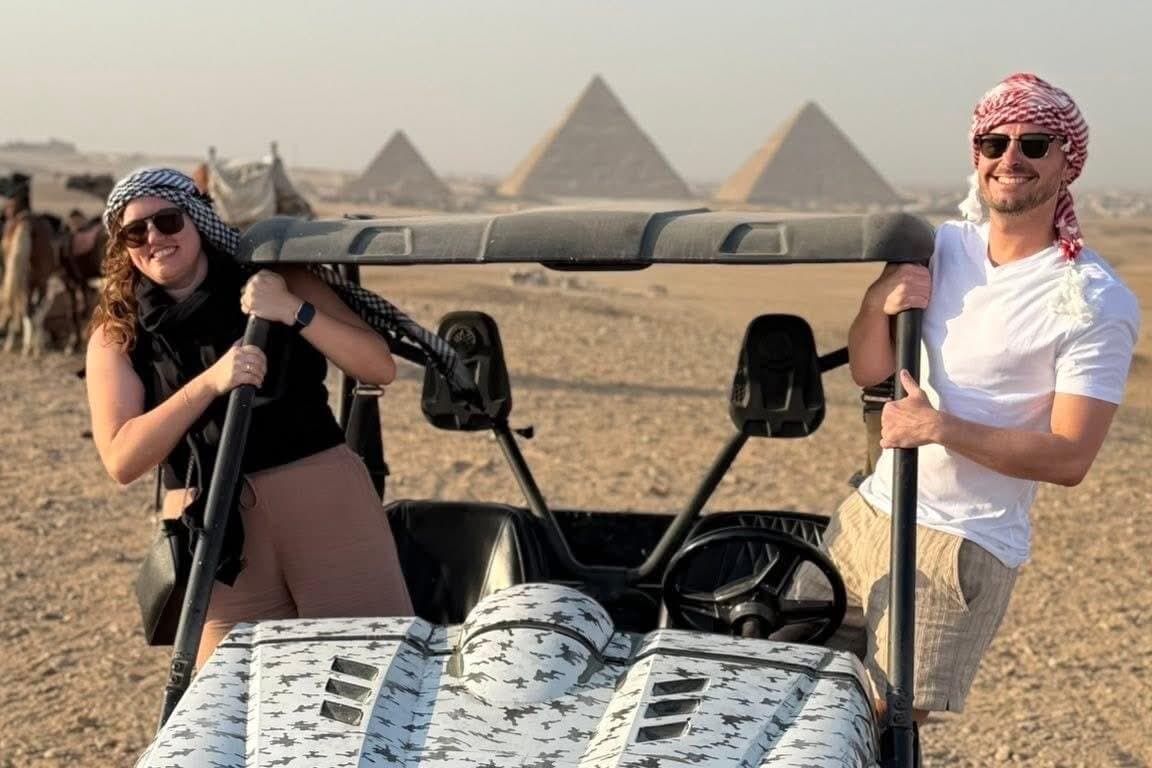 Quad Bike ATV around Giza Pyramids with shopping tour and lunch