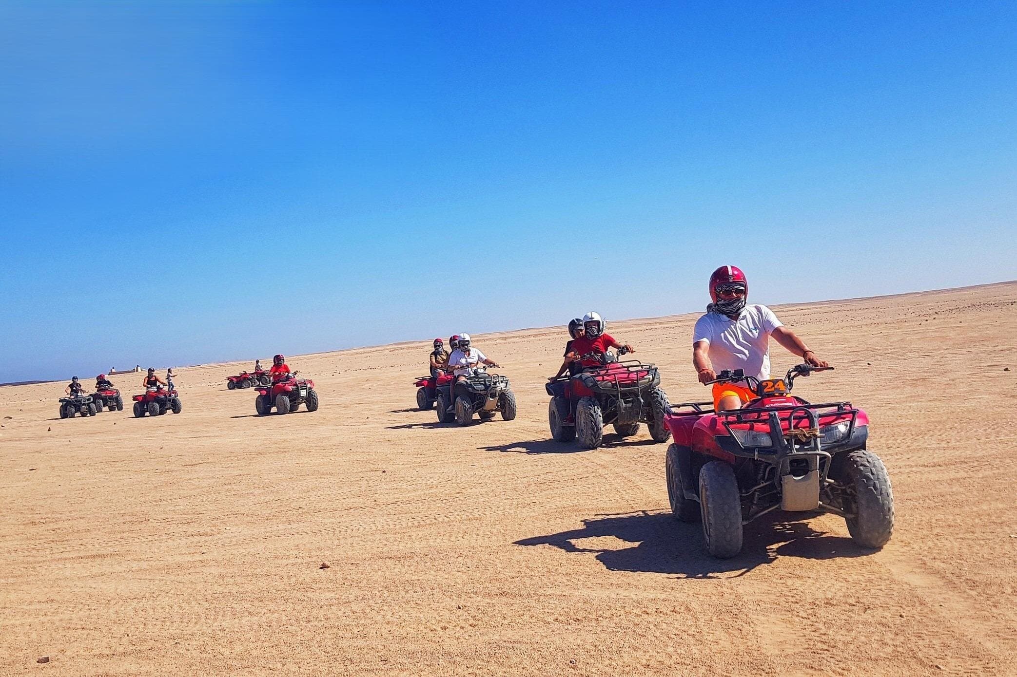 Hurghada Desert Safari: Quad, Buggy, 4X4 Jeep, BBQ Dinner & Show
