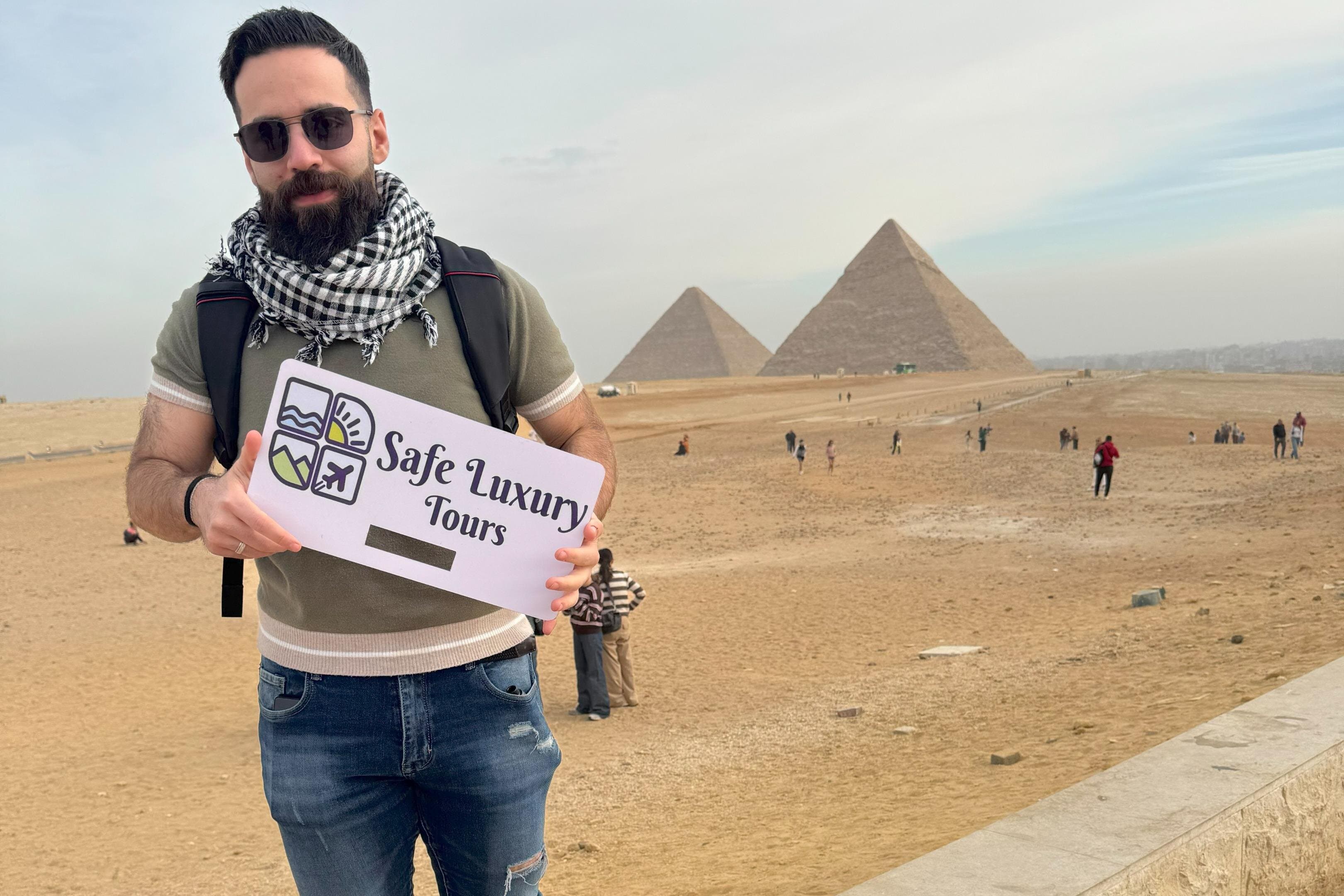 Giza Pyramids Tour, Sphinx, Camel Ride and Shopping