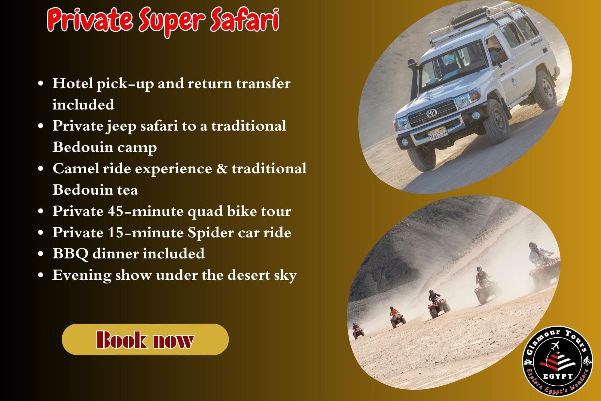 Private Super Safari in Hurghada