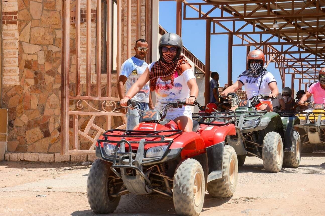 Hurghada 3Hr Desert ATV Quad Safari and Camel with Bedouin Visit