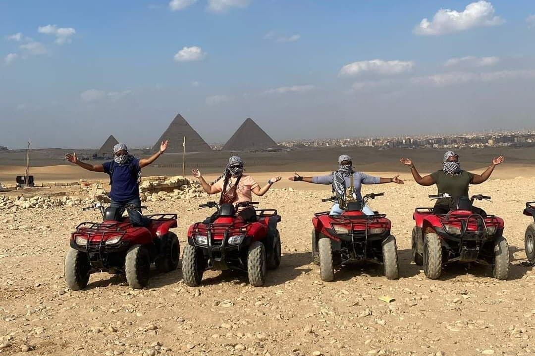 Chep Full Day tour Giza Pyramids and Sphinx Camel Ride &Quad Bike