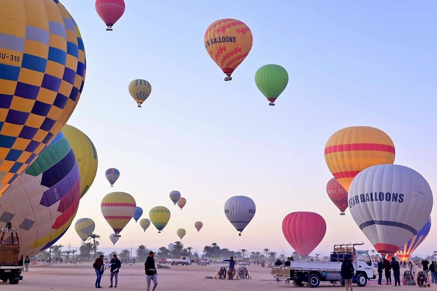 Luxor Sunrise Hot Air Balloon Ride and East Bank Tour