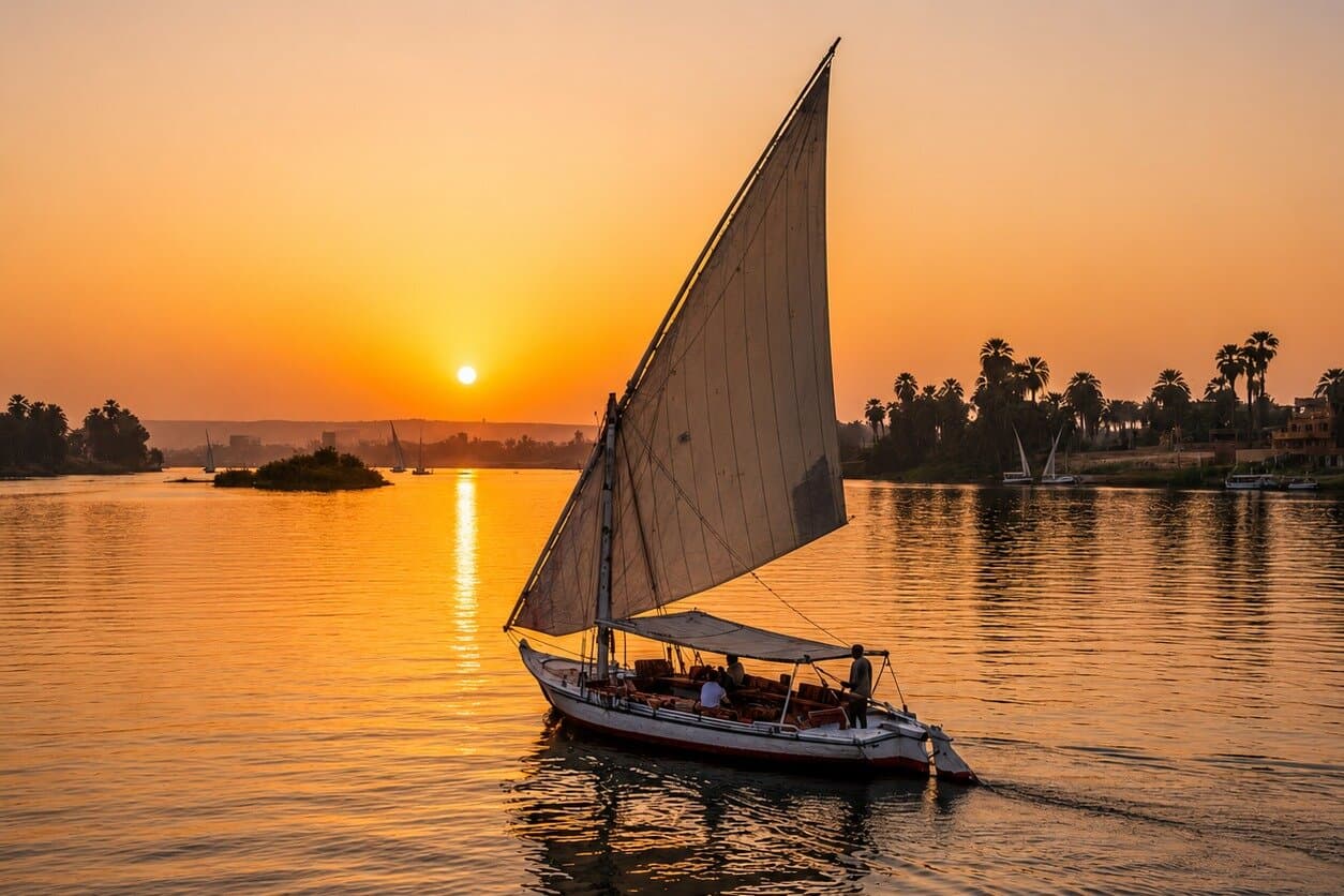 Private Nile Felucca Tour with Lunch in Luxor