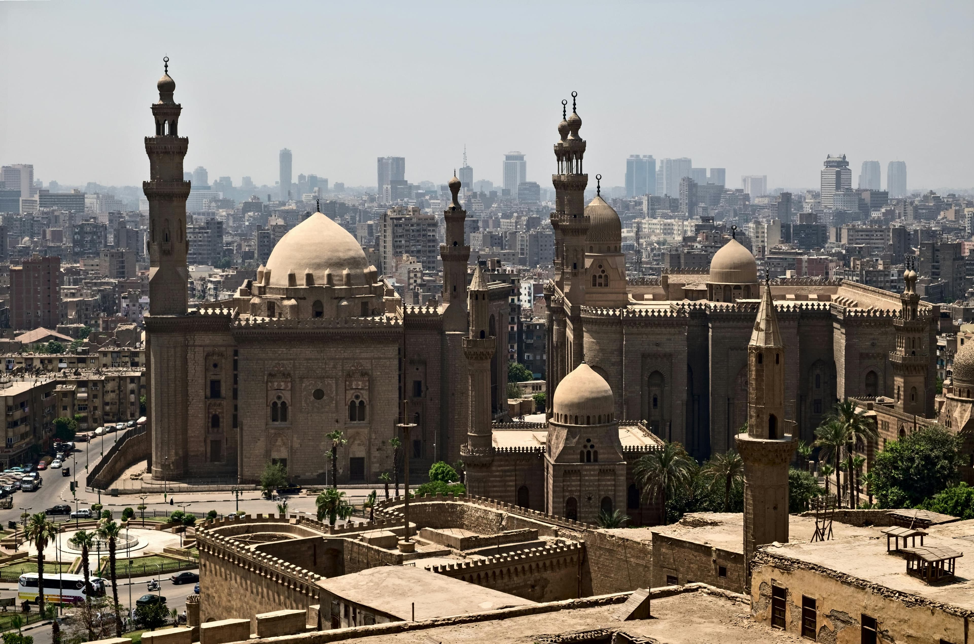 Old Cairo with the hanging church, Coptic museum and mosques