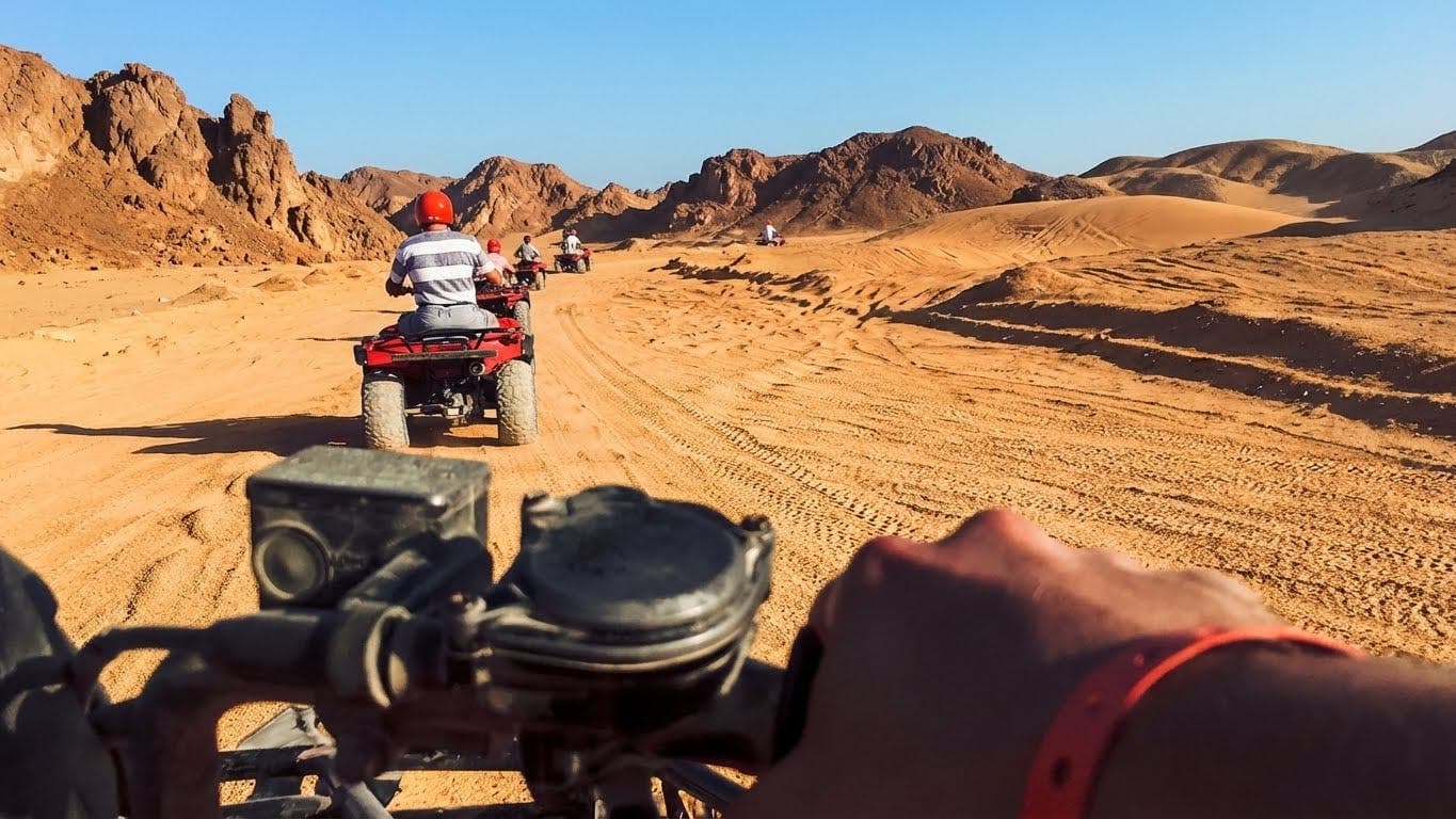 Sharm desert combo quad biking, bedouin dinner, show and stargazing