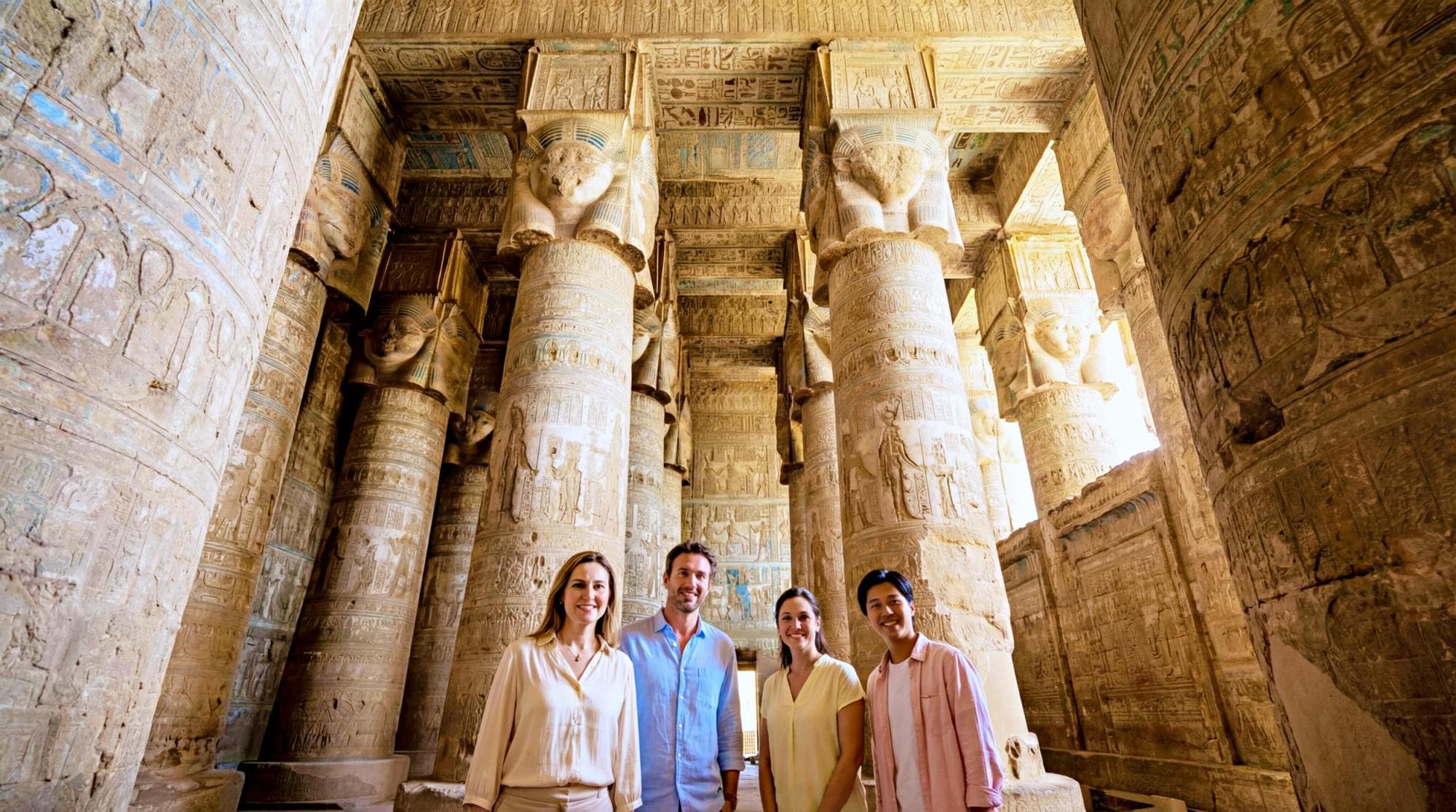 Dendera and Abydos Guided Tour from Hurghada with a Home-Cooked Lunch