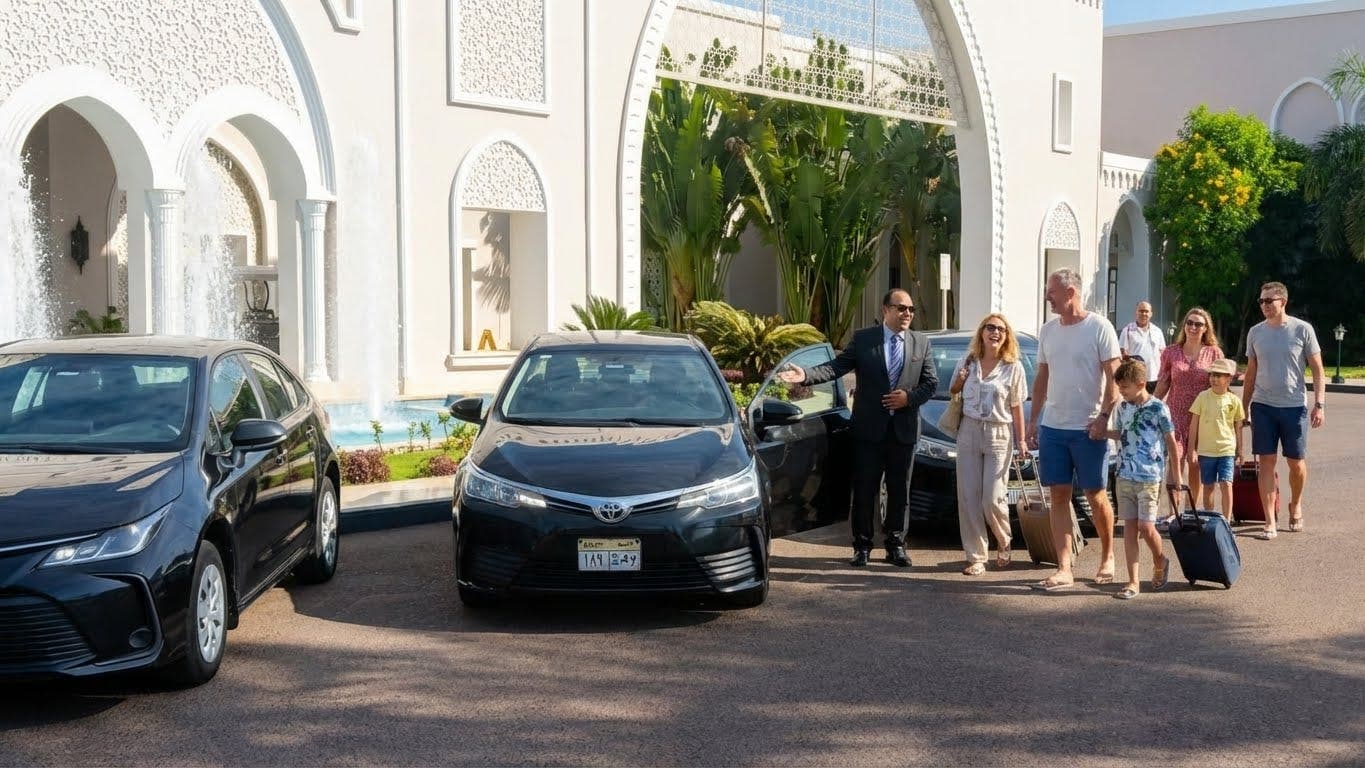 Private transfer to or from Marsa Alam Airport within Coraya Bay or Port Ghalib area