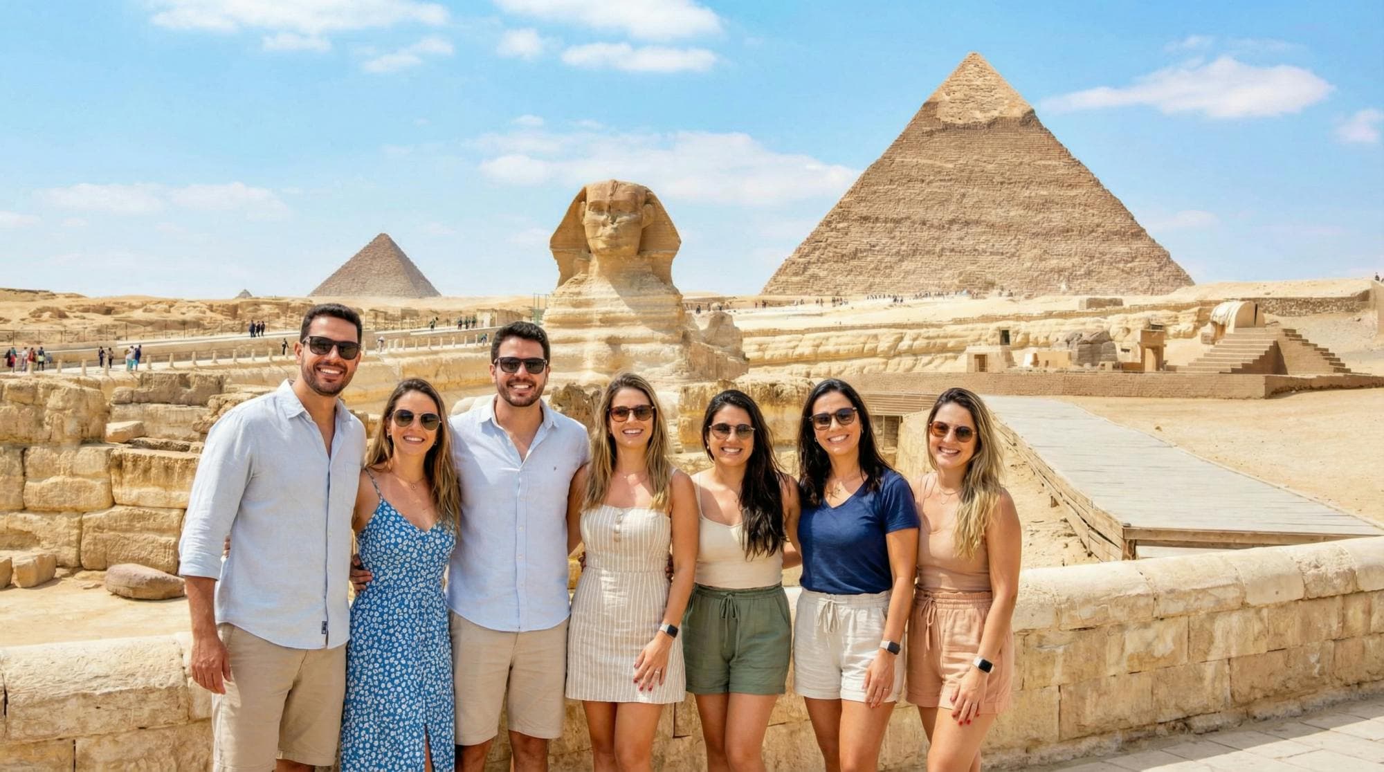 Cairo's highlights tour from Luxor with first-class train tickets