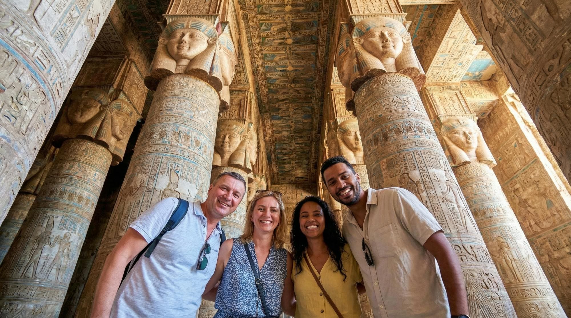 Guided tour to Dendera temple and felucca cruise with lunch from Luxor