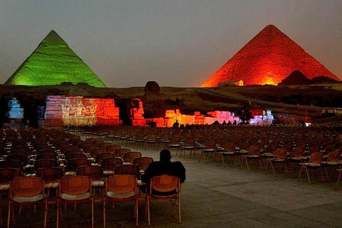 Sound And Light Show At The Pyramids