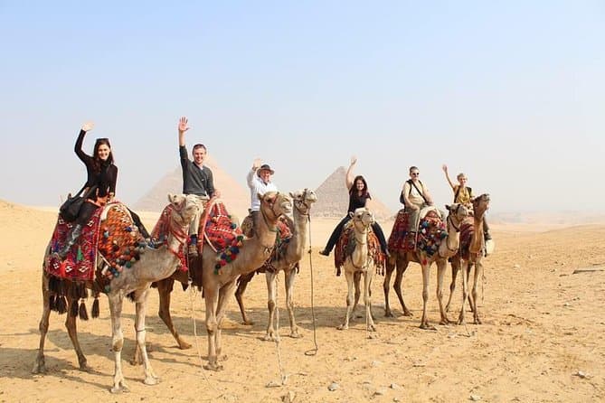 Discover Giza Pyramids, Sakkara & Memphis With Private Guide & Lunch & Camel Inc