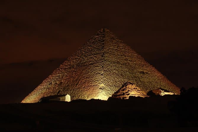Private Sound and Light Show at Giza Pyramids