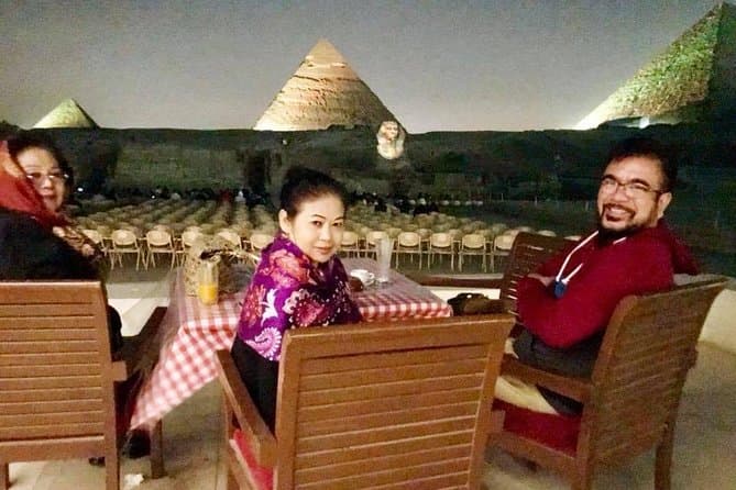 Sound and Light show Giza pyramids with private pick up