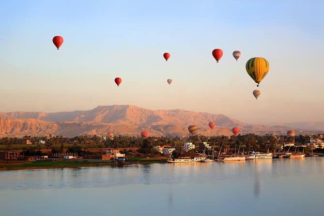Hot Air Balloon Ride in Luxor, Egypt