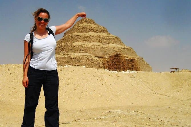 Sakkara Pyramids, Dahshur Pyramids, Giza Pyramids & Camel Ride