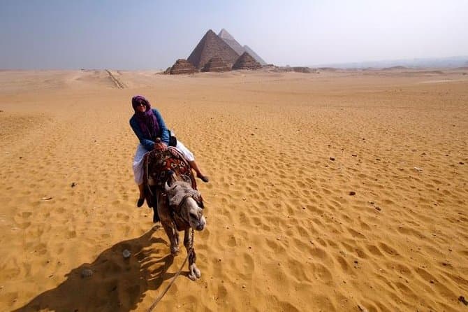 Camel Ride Sunsite around the Giza Pyramids Desert