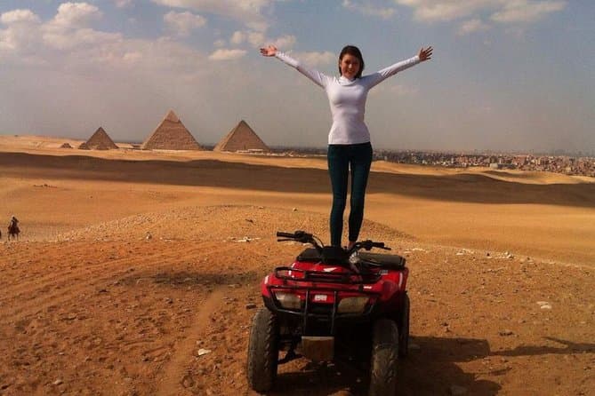 Giza Pyramids Adventure Tours With ATV Quad Bike Ride in Desert