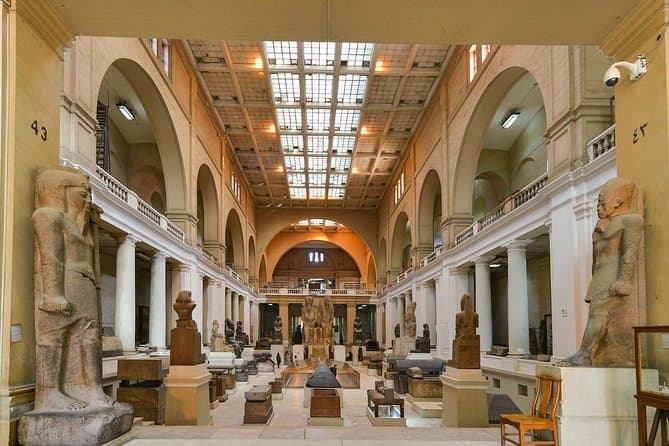 The Old Egyptian Museum in Cairo ( At Tahrir Square ) .