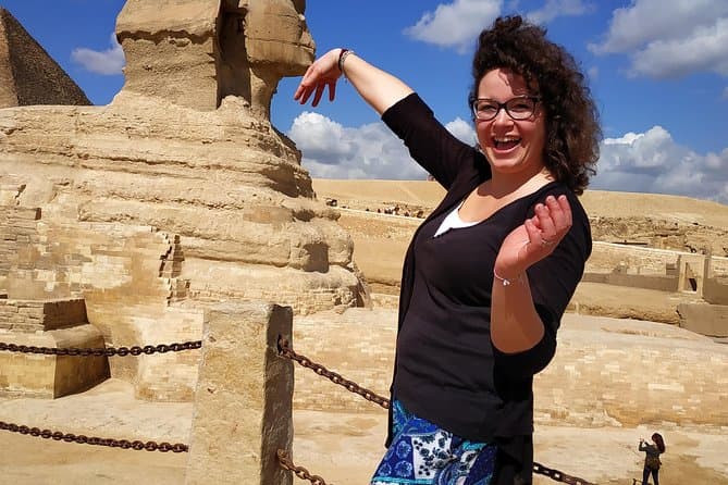 Explore the pyramids and marvel at the Sphinx