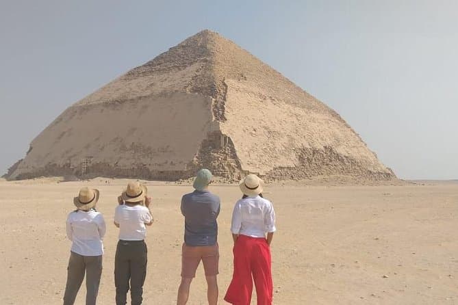 Full Day Tour to Giza Pyramids,Saqqara,Memphis&Dahshur with Lunch and Camel Ride