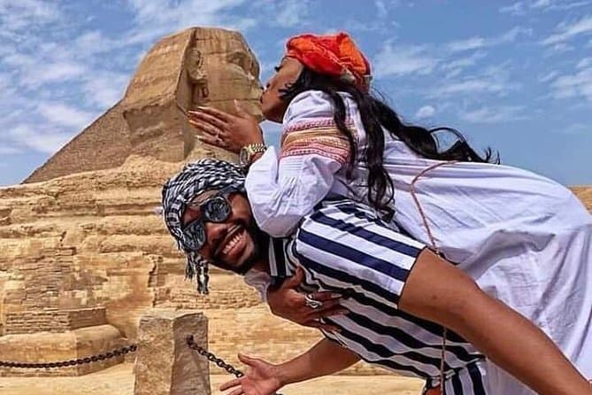 Pyramids in a Private tour from Cairo airport