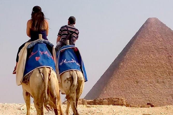 Sunrise/Sunset Camel Ride around pyramids