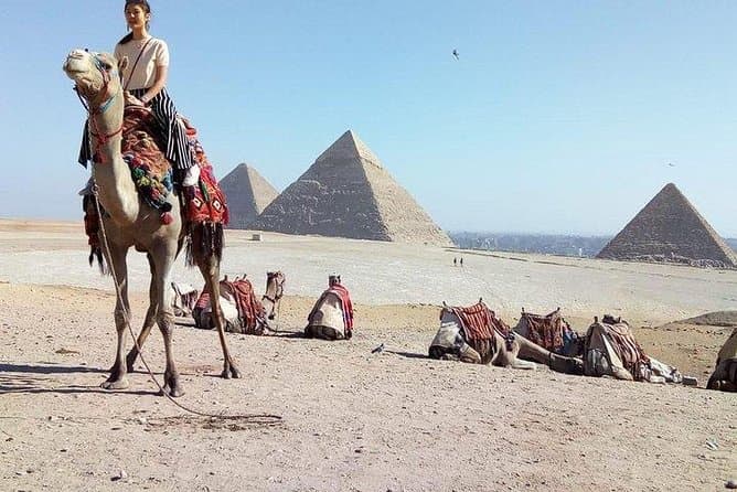 Horse or Camel Riding Tour around Sahara Giza pyramids