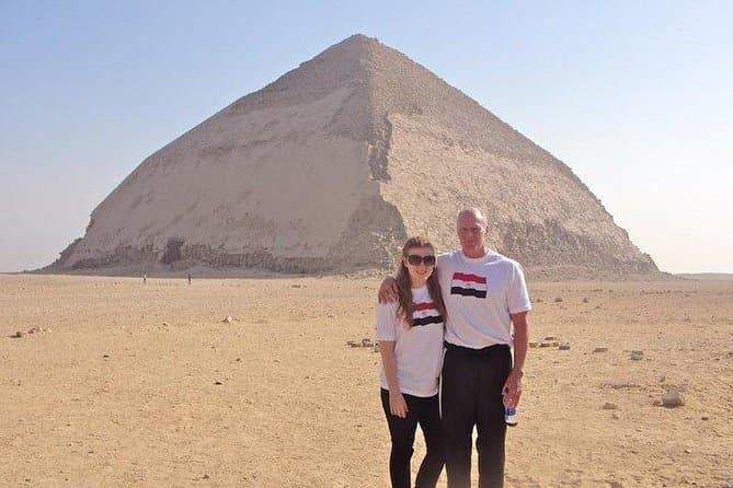 Dahshur 2 pyramids ,Sakkara step pyramids Memphis old city day tour from Cairo