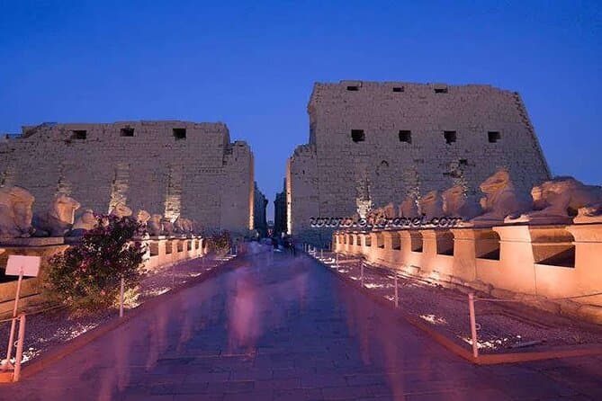 Sound and Light Show at Karnak Temple with Transfers